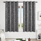 Deconovo Grey Blackout Curtains - Image 2