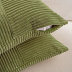 Fancy Homi 2 Packs Moss Green Lumbar Decorative Throw Pillow Covers 16x28 Inch - Image 4