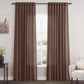 Mocha Mousse Curtains 84 Inch Length 2 Panels Set Back Tab Rod Pocke tLinen by Nanspring