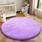 Super Soft Circle Rugs for Girls Princess Castle Toddlers Play Tent 5 Diameter - Image 5