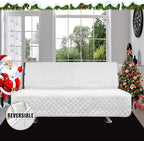 Easy-Going Futon Sofa Slipcover Reversible Sofa Cover Armless Cover Furniture - Image 2