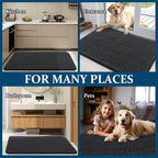 OLANLY Dog Door Mat for Muddy Paws 59x32, Absorbs Moisture and Dirt, Absorbent - Image 8