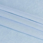 DWCN Sky Blue Sheer Curtains Semi Transparent Voile Rod Pocket Curtains - Image 6