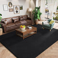 Amearea Large Modern Area Rugs for Bedroom Living Room, 6x9 Feet Black by AmeareaDirect