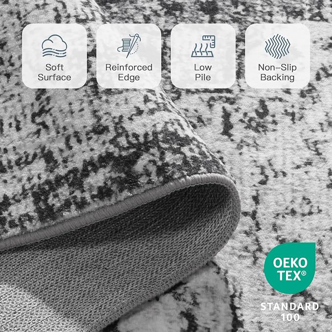 Lofus 8x10 Area Rugs for Living Room, Washable Area Rug, Rugs for Bedroom - Image 6