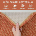 KOZYFLY Rugs for Entryway 3x5 ft Washable Area Rug Non Slip Rubber Backed Entry - Image 6