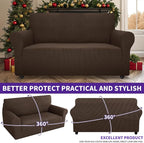 ZNSAYOTX Super Stretch Couch Cover Love Seat Sofa Covers - Image 2
