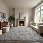 LOCHAS Ultra Soft Indoor Modern Area Rugs Fluffy Living Room Carpets - Image 2
