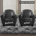Leather Look Couch Cushion Covers Sofa Seat Slipcovers Sets Couches Furniture - Image 7