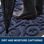 Smiry Welcome Door Mat Outside Entrance, Heavy Duty Trap Dirt and Moisture Easy - Image 3