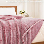 Exclusivo Mezcla Plush Fuzzy Fleece Throw Blanket Extra Large, Super Soft - Image 3