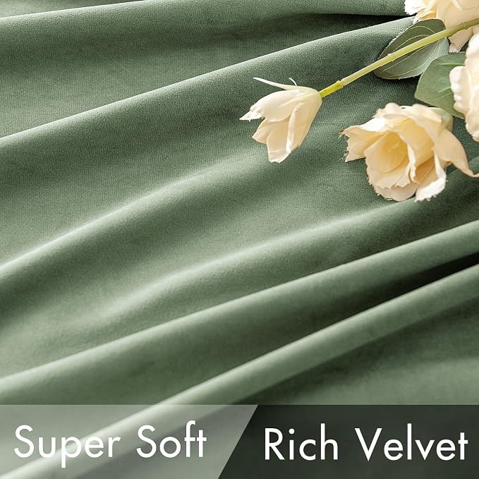 MIULEE Velvet Curtains 72 inches - Image 4