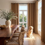NICETOWN 100% Absolutely Blackout Linen Curtains - Image 7