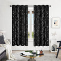 Deconovo Black Blackout Curtains, Thermal Insulated Soundproof Privacy Curtain by Deconovo
