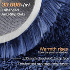6x9 Area Rug for Living Room: Fluffy Shag Soft Washable Rugs Large Fuzzy Plush - Image 4