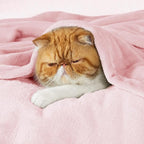 Bedsure GentleSoft Pink Fleece Throw Blanket - Image 5