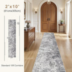 UERMEI 2X10 Washable Runner Rug - Image 3