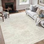 6x9 Area Rugs for Living Room: Vintage Boho Neutral Washable Rug Indoor Soft - Image 3