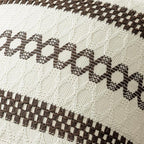 MIULEE Set of 2 Dark Brown Boho Decorative Pillow Covers 18x18 Inch Farmhouse - Image 4