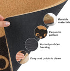 UINI Door Mat Outdoor Indoor Welcome Mats, Cute Cat Front Doormat, Non Slip - Image 4