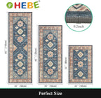 HEBE Boho Kitchen Rug Sets 3 Piece - Image 2