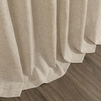 Taupe Burlywood Linen 112 Inch Curtains - Image 9