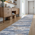 KOZYFLY Modern Abstract Washable Runner Rug 2.6x20 Hallway Runners Non-Slip - Image 7