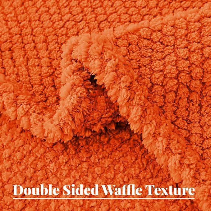 Whale Flotilla Twin Size Fuzzy Fleece Blanket, Fluffy Warm Soft Jacquard Bed - Image 6
