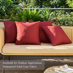 MIULEE Pack of 4 Decorative Throw Pillow Covers Linen Waterproof Pillow Covers - Image 3
