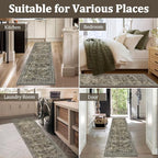 Yamaziot Washable Runner Rug 2x8 – Non Slip Boho Floral Hallway Runner Rug - Image 7