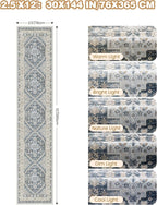 Carpet Runners for Hallway 12ft, Non-Slip Long Bathroom Rugs Runner for Kitchen - Image 2