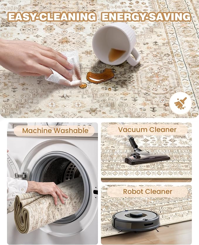 Washable Runner Rug 2.5x14, Non-Slip Long Kitchen Mats - Image 8
