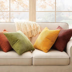 Topfinel Fall Burnt Orange Decorative Throw Pillows Covers 18x18 Inch Set of 4 - Image 4