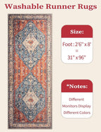 SERISSA Washable Boho Runner Rug - Image 5