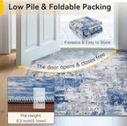 Washable Area Rugs 3'x5' Non-Slip Modern Abstract Soft - Image 7