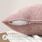 MIULEE Pack of 2 Valentines Day Couch Throw Pillow Covers 18x18 Inch Pink - Image 5
