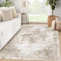 Area Rug 3x5 Washable Rug, Vintage Boho Medallion Entryway Rug Non-Slip Soft by VECARF