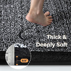 70x24 Long Bathroom Rugs Washable Non Slip, Soft Absorbent Quick Dry Mats - Image 4