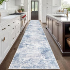 IOHOUZE Abstract Runner Rug 3x20 Ft Extra Long Washable Runners - Image 2