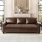 Leather Look Couch Cushion Covers Sofa Seat Slipcovers Sets Couches Furniture - Image 2