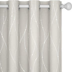 Deconovo Beige Curtains for Living Room, Thermal Insulated Soundproof Drapes by Deconovo