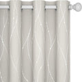 Deconovo Beige Blackout Curtains, Room Darkening Curtain, Thermal Insulated by Deconovo