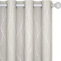 Deconovo Beige Blackout Curtains, Room Darkening Curtain, Thermal Insulated by Deconovo