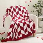 Snuggle Sac Chevron Red Throw Blanket - Image 5
