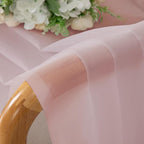 Chyhomenyc Blush Pink Sheer Valances - Image 7