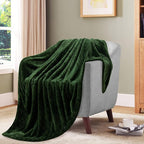 TOONOW Fleece Blanket Textured Fuzzy Plush Throw Blanket Twin Size 60" x 80" - Image 6