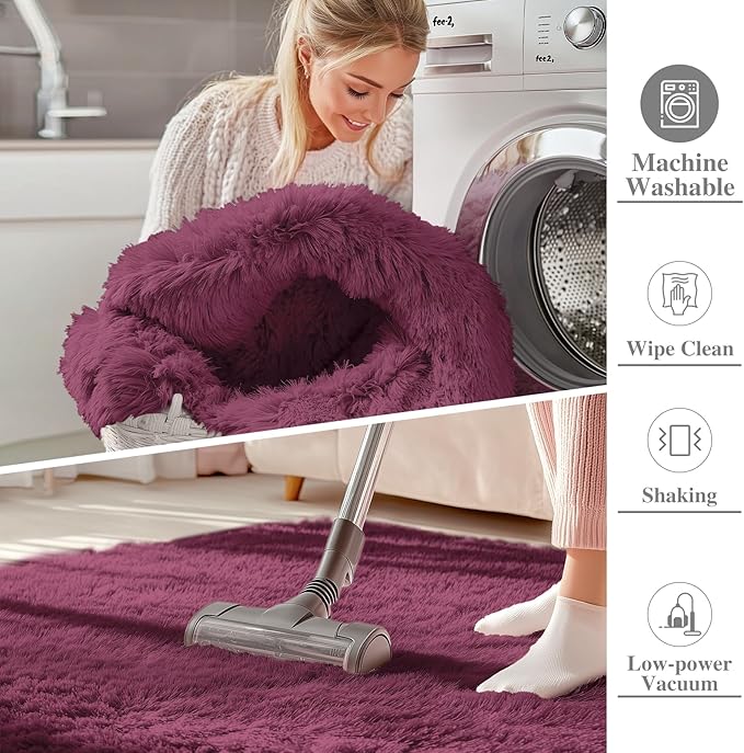 OLANLY 9x12 Machine Washable Large Area Rugs - Image 2