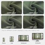 Joydeco Linen Curtains 90 Inch Length 2 Panel Sets, Light Filtering Curtains - Image 2