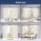 ENJOYBASICS No Drill Curtain Rods - Image 6