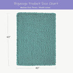 Bigacogo Chunky Knit Throw Blanket - Image 2
